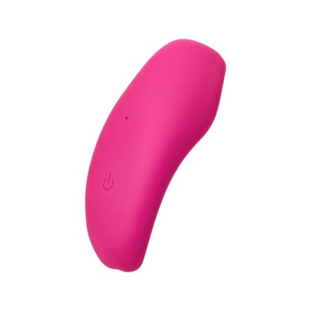 Клиторальный вибратор в трусики JOS FLIRTY, силикон, цвет розовый, 9,3 см-3