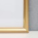 Photo frame plastic 25x25 cm, gold (plastic screen)