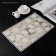 Openwork napkin for the table “Tenderness. Asters ", 45 × 30 cm, beige color