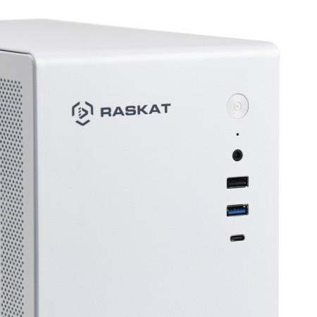 Computer Raskat Standart 300, i3 12100, 16 GB, SSD 480 GB, Intel UHD, Noos, White-7