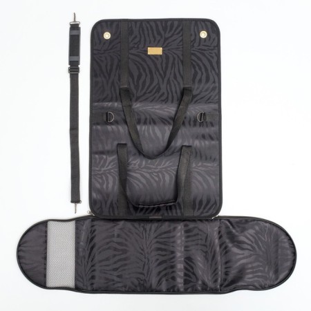 Bag - Animal carrying "Lux", PVC, Jacquard, 46 x 28.5 x 30 cm, black-9