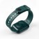 Electronic watch watches, D-3.7 cm, calendar, silicone strap, green