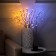 LED branch 70 cm, 20 LED, silver, AAH2 (not in the kit), white glow