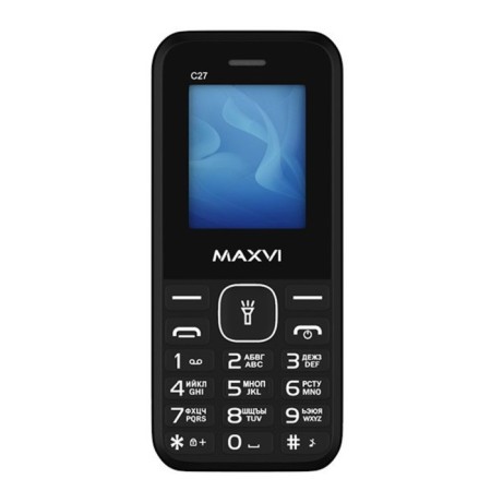 MaxVi C27 Black smartphone