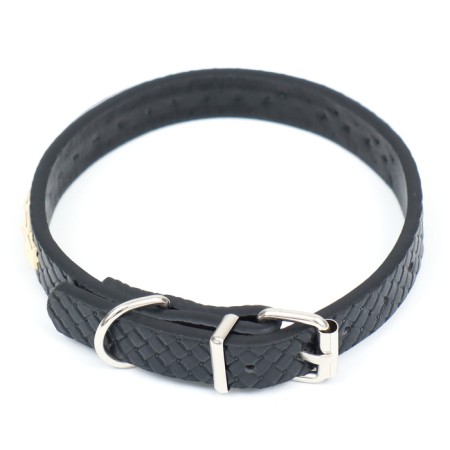 The collar of the corrugated "boundaries", 33 x 1.2 cm, Osh 23-29, black-1