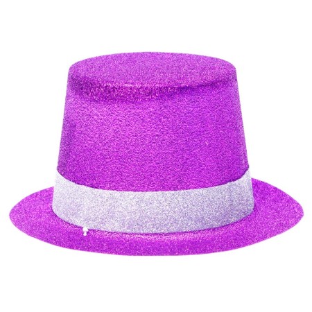 Carnival hat "Cylinder", on an elastic band, Mix colors-8