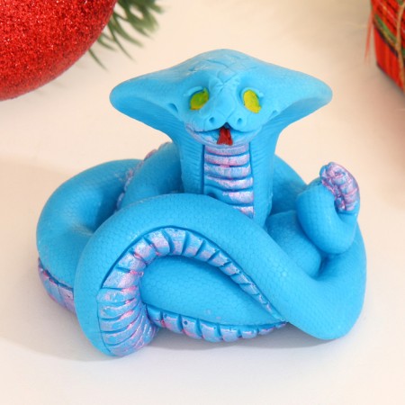 Figure soap "Snake of Kobryusha" blue, 40g-1