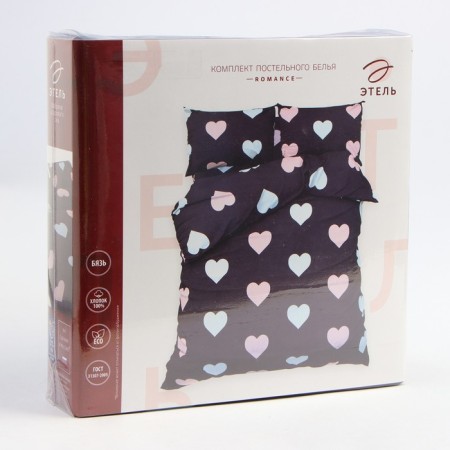 Bedding Ethel 2 joint venture Romance, 175x215cm, 200x220cm, 70x70cm-2 pcs, calico, 125 g/m2-6