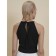 Female T -shirt, size l, black color