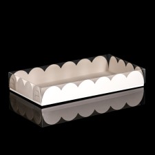 White cookie box, 10.5 x 20 x 3 cm