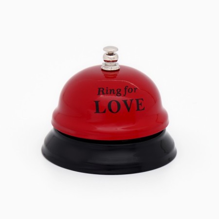 Table Bell "Ring for a Love", 7.5 x 7.5 x 6 cm-1