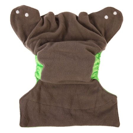 Panties-scammer, reusable, carbon-bamboo fabric, green color, from 0-36 months.-7