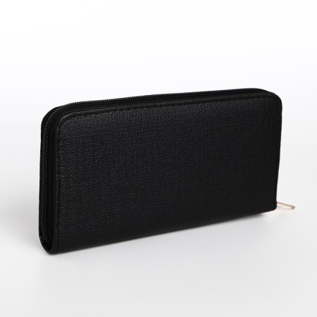 Women's wallet with lightning, black color-1