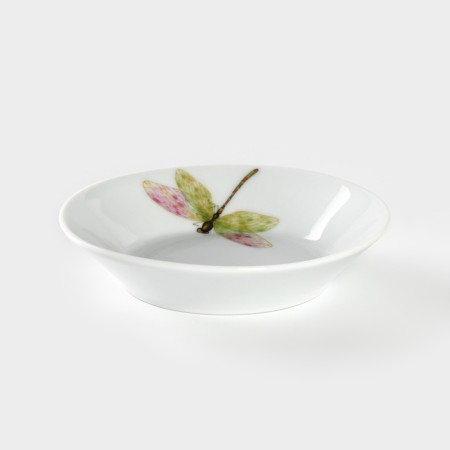 Porcelain saucer "Dragonfly", 165 ml, d = 14 cm-1