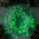 Garland “thread” 20 m, IP20, transparent thread, 200 LED, green glow, 8 modes, 220 V