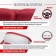 SkyWay, Eco, suede, 6 pads, size m, red, s01101015