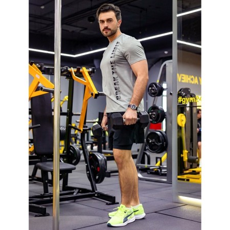 Sports T -shirt Male ISee, size 52, color gray-5