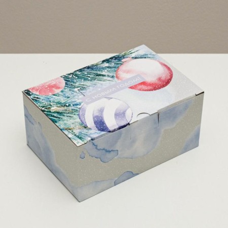 Folding box "Cozy New Year", 22 x 15 x 10 cm, New Year-1