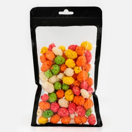 Pack Pak with a window, with Euroslot, black, 12 x 20 cm