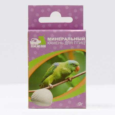 Mineral stone "Pigger" for birds, shells, 9 g-8