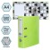 PAPKA-registrar A4 75mm Calligrata laminated, light green