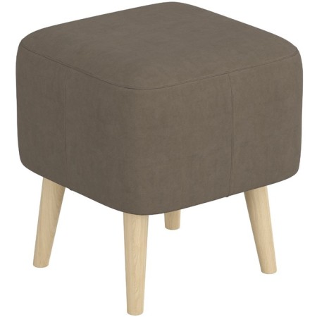 Mono Mini banquet, 420 × 420 × 460 mm, velor, nut color-1