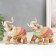 Polystone souvenir "Elephant in a multi -colored blanket with drawings" under a tree mix 15x16x7.7 cm
