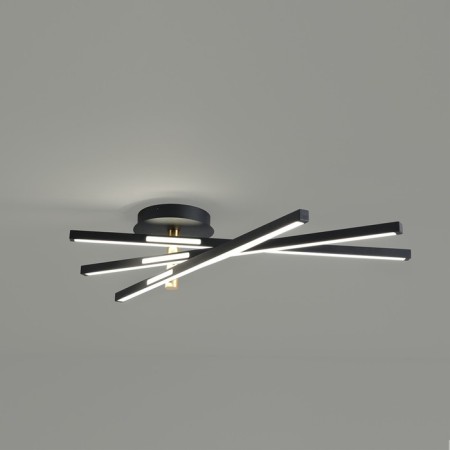 Ceiling lamp Lumion. Parker, 56W, LED, 810 mm, black color, gold-1
