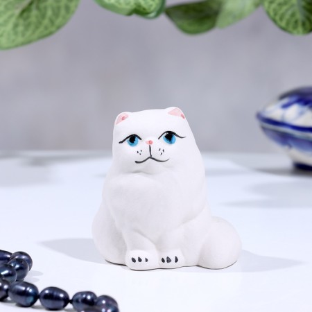 Surfe souvenir "Sedenty cat", 6x6 cm-1