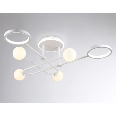 LED ceiling LED with a change of lamp and control panel Ambrella Light, Linetech, FL666229, G9, 48 W, 3600LUM, 3000-6400K, white, white matte color-1