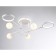 LED ceiling LED with a change of lamp and control panel Ambrella Light, Linetech, FL666229, G9, 48 W, 3600LUM, 3000-6400K, white, white matte color