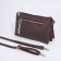 Cross-Bodi Bag on a zipper, brown color