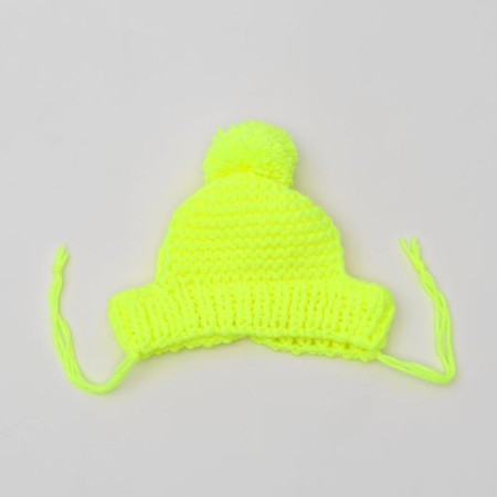 Knitted hat for dogs, XS-S (head volume 22-24 cm, height 7.5 cm), mix-4