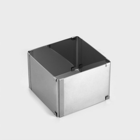 Baking form with sizes “square”, h -12 cm, 16x16 - 28x28 cm-4