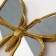 Panel interior polystone "Mirror butterfly" gold 25x3x23 cm