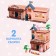 House for dolls "Puppet House" with a doll and accessories