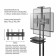 Onkron TS1552 Black 40 "-70" Max.60.5kg floor mobile mobile