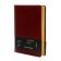 Deliciper of Leduced A5, 136 sheets in a ruler, leatherette "Nebraska", gold cut, brown
