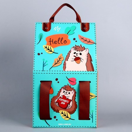 Gift set with a soft toy "Hedgehog", 7 items-4