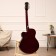 Acoustic guitar Music Life QD-H40Q-HW, Red