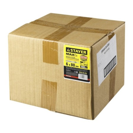 Stayer Master dowel-gvo, spine, polypropylene, secret cuff, 6x80 mm, 1000 pcs-3