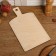 The board is cut and serving double -sided, cylinder, with a pen, 32 × 18 × 0.6 cm