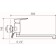 Bath mixer "RMS" SL131-006E, pour 350 mm, shower set, brass, chrome