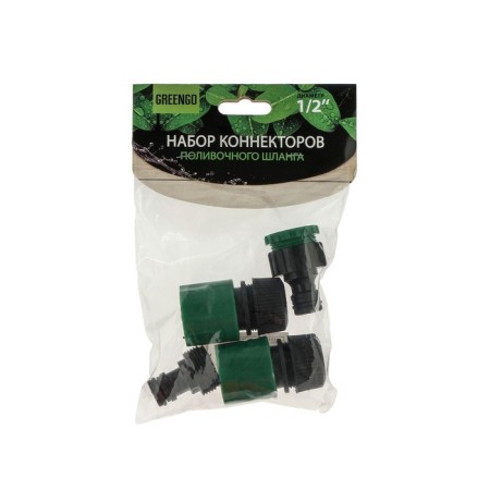 Connector set, D = 1/2 "(12 mm), 4 pcs., Greengo-9