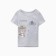 T -shirt for a boy, gray color, height 74 cm