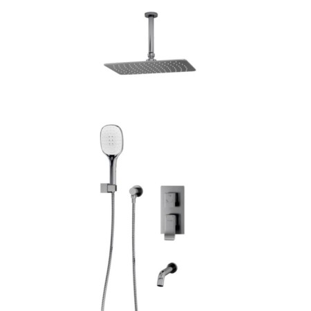 The shower system wasserkraft a171668, built -in, tropical shower, shower, chromium
