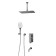 The shower system wasserkraft a171668, built -in, tropical shower, shower, chromium