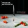 Vegetable knife “Grime”, blade 7.5 cm, black color