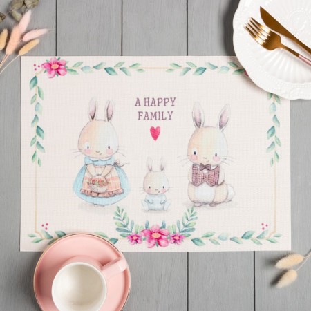 Napkin on the table "A Happy Family" PVC 40*29cm