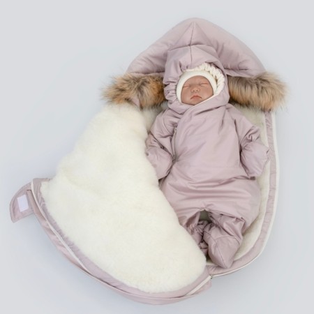 Set for Winter Kinderlitto "Lapland", 5 items, height 56-62 cm, cocoa color-9